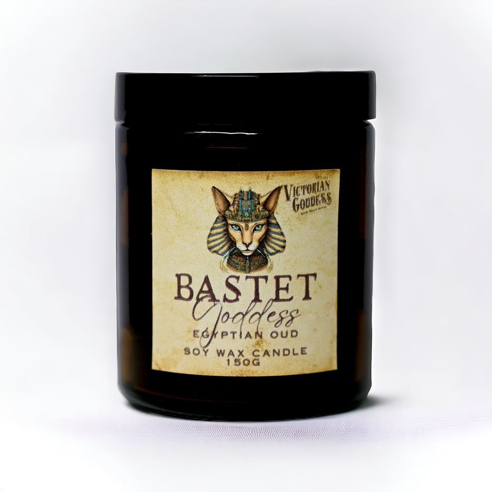 Bastet Goddess Candle