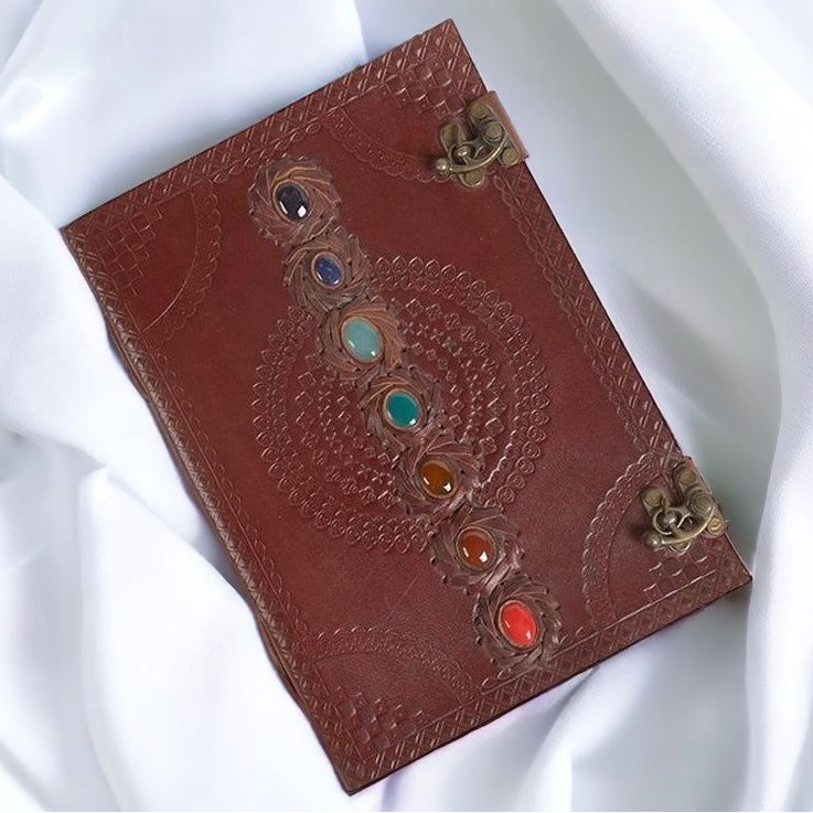 Gemstone Leather Journal