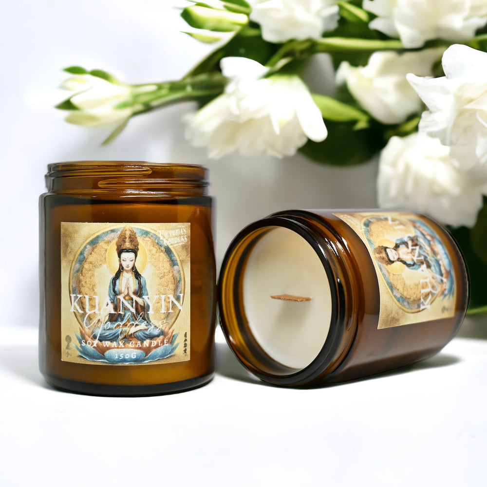 Kuan Yin Goddess Candle