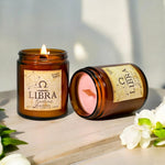 Libra Zodiac Candle