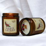 Marie Laveau candles top view