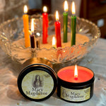 Mary Magdalene tin candles