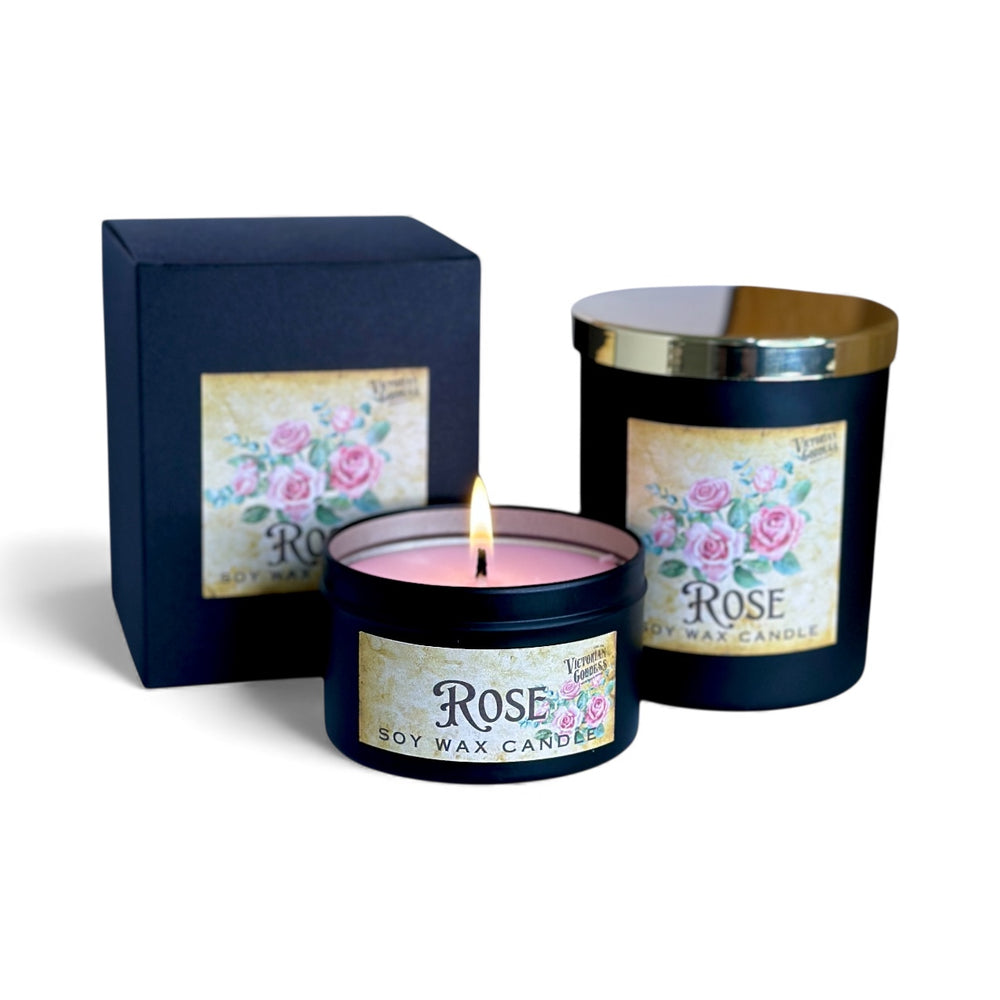 Rose Candles Victorian Goddess
