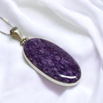 Charoite Sterling Silver Pendant