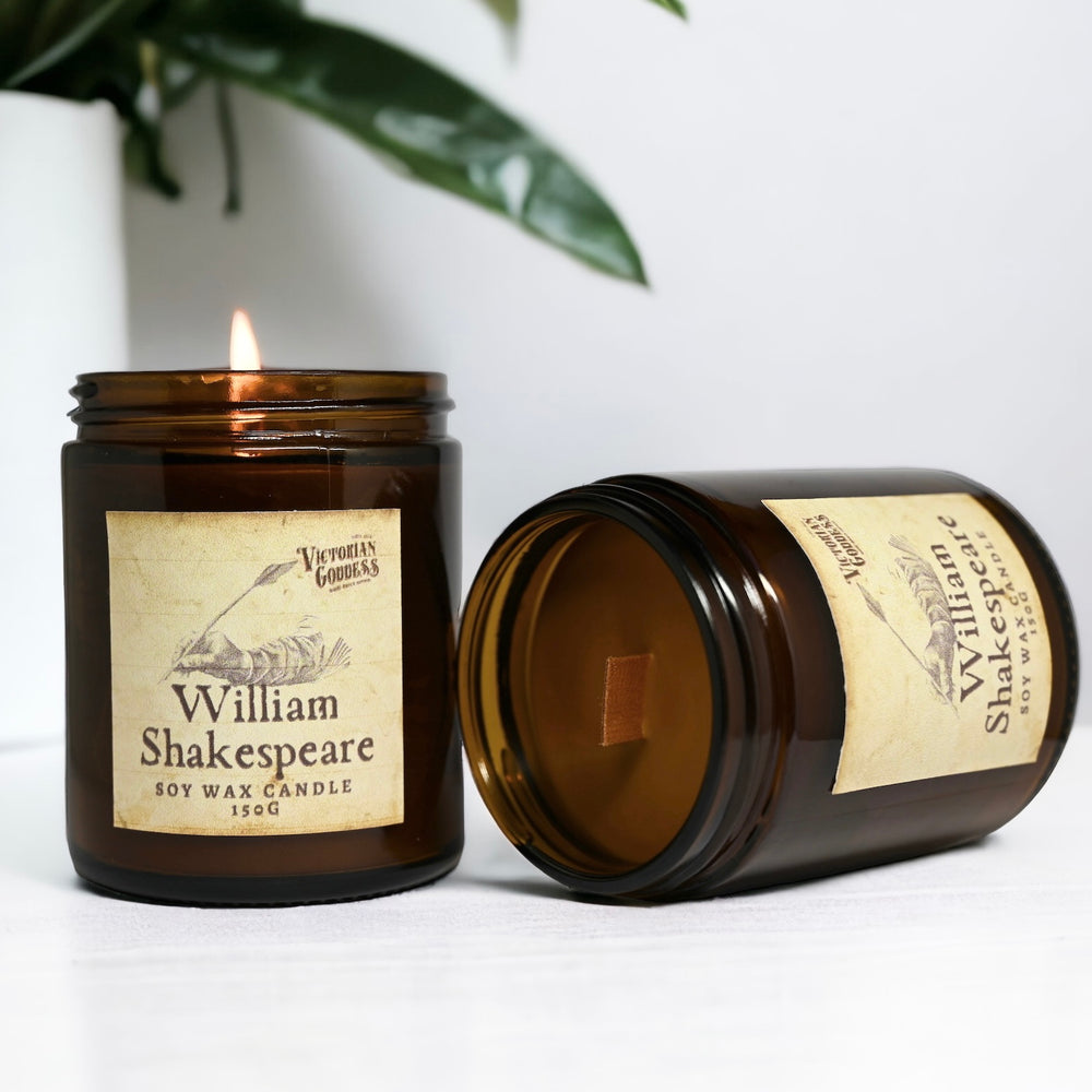William Shakespeare Candle