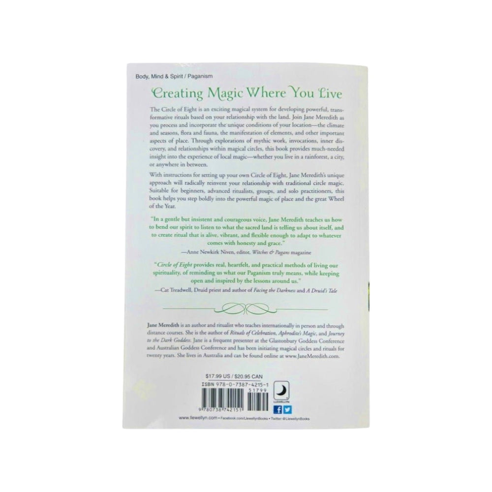 Circle of Eight book back cover